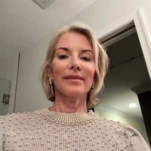 Belldini Pearl Embellished Knit Top